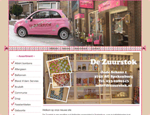 Tablet Screenshot of dezuurstok.nl